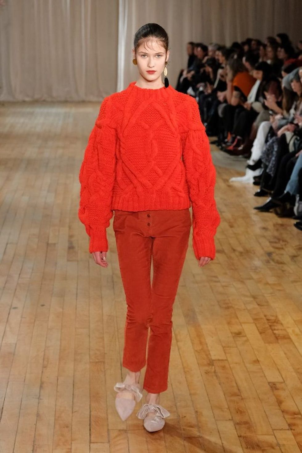 NEW YORK, NY - FEBRUARY 09: A model walks the runway at the Ulla Johnson fashion show during New York Fashion Week on February 9, 2017 in New York City. (Photo by D Dipasupil/Getty Images)