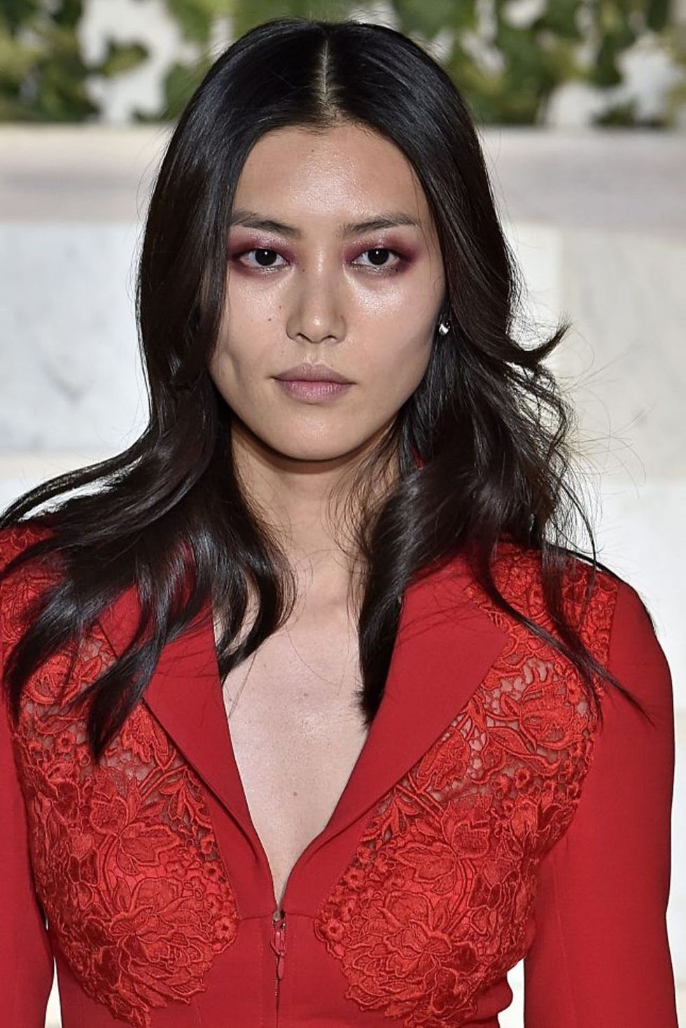 NEW YORK, NY - FEBRUARY 09: A model walks the runway during La Perla fashion show Fall/Winter 2017-2018 Ready To Wear Show on February 9, 2017 in New York City. (Photo by Victor VIRGILE/Gamma-Rapho via Getty Images)