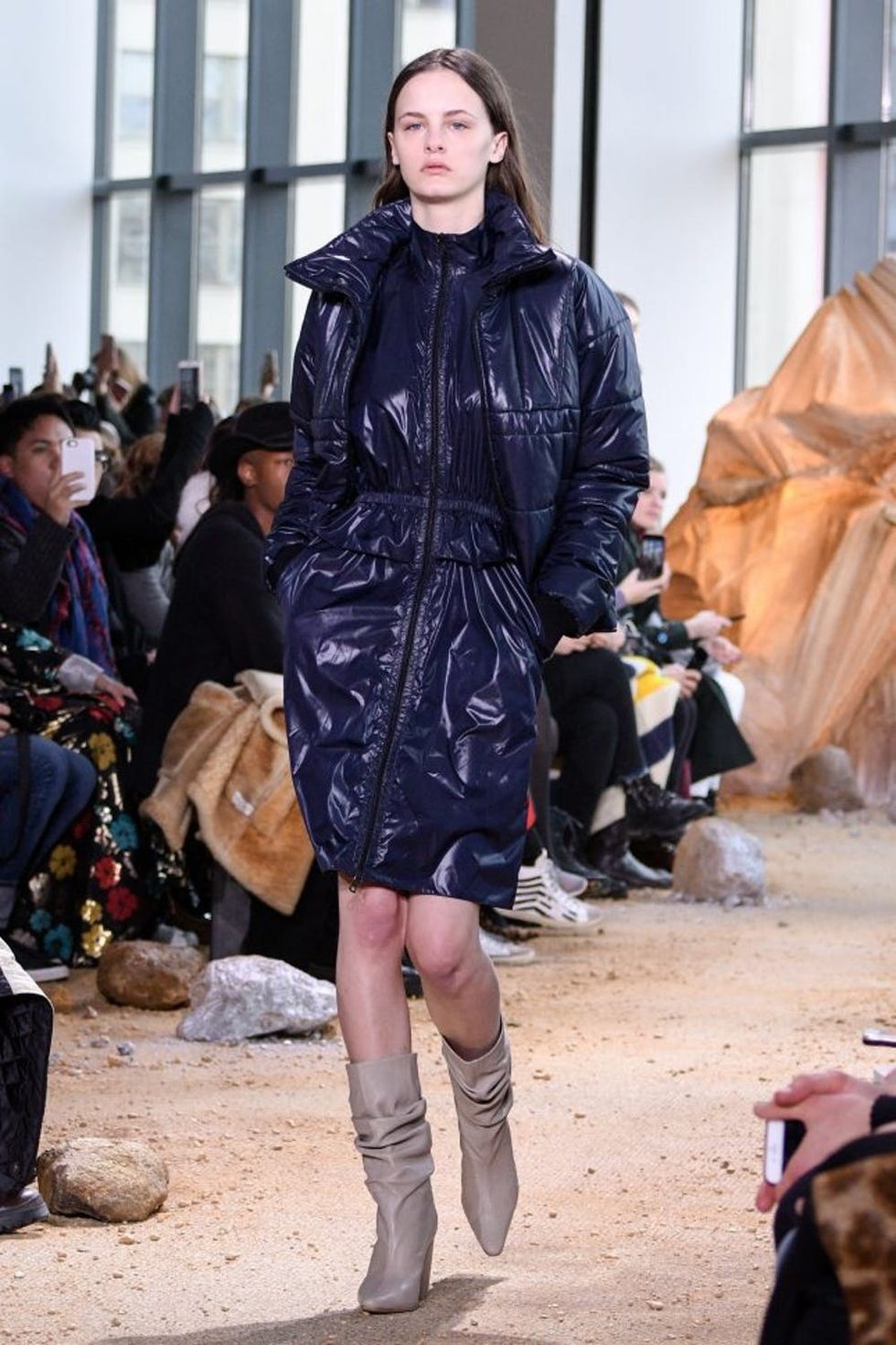 NEW YORK, NY - FEBRUARY 11: Lea Holzfuss walks the runway at Lacoste show during New York Fashion Week on February 11, 2017 in New York City. (Photo by Peter White/Getty Images)
