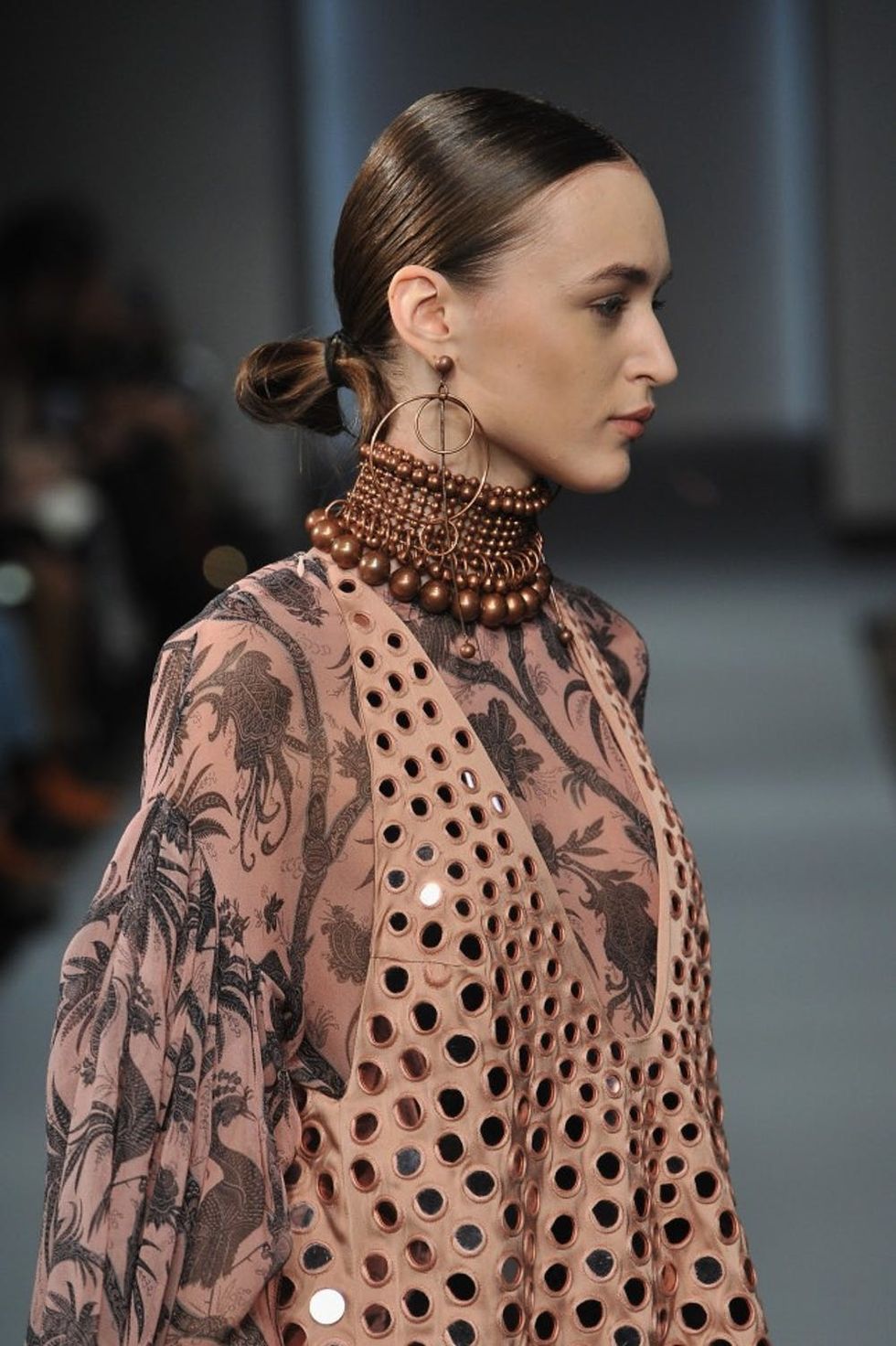 NEW YORK, NY - FEBRUARY 12: A model walks the runway at the Zimmermann fashion show during Fall 2016 New York Fashion Week at Art Beam on February 12, 2016 in New York City. (Photo by Fernando Leon/Getty Images)