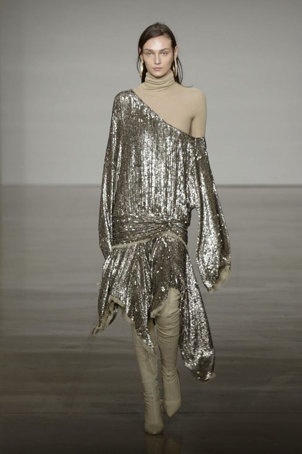 NEW YORK, NY - FEBRUARY 13: A model walks at Zimmermann Runway at New York Fashion Week on February 13, 2017 in New York City. (Photo by Fernanda Calfat/Getty Images)