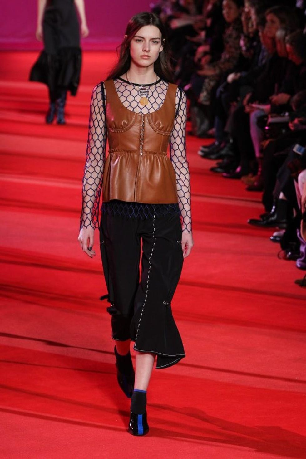 NEW YORK, NY - FEBRUARY 13: A model walks the runway wearing 3.1 Phillip Lim during New York Fashion Week at Spring Studios on February 13, 2017 in New York City. (Photo by Thomas Concordia/WireImage)