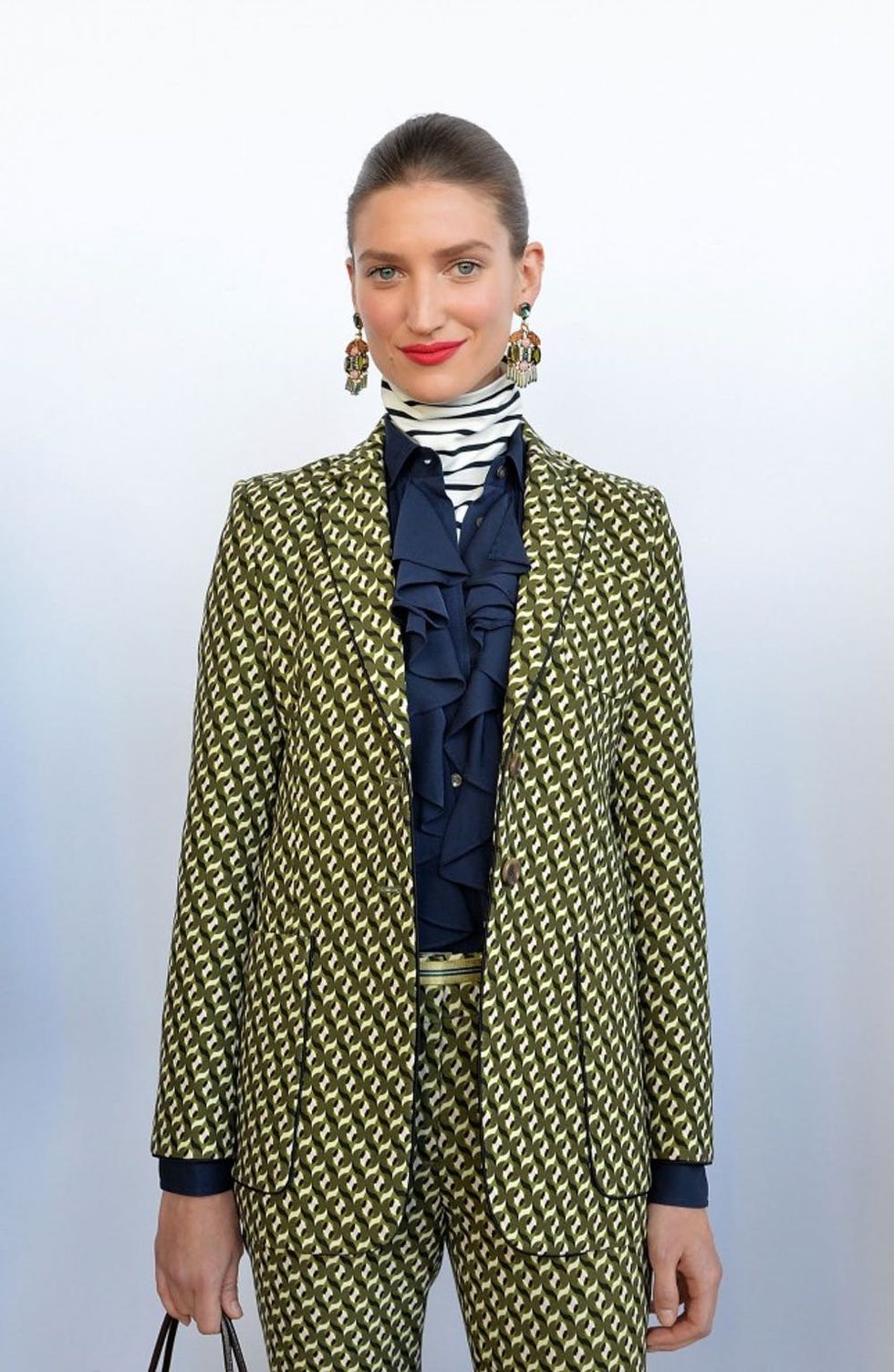 NEW YORK, NY - FEBRUARY 14: A model poses at J.Crew presentation during Fall 2016 New York Fashion Week at Spring Studios on February 14, 2016 in New York City. (Photo by Slaven Vlasic/Getty Images)