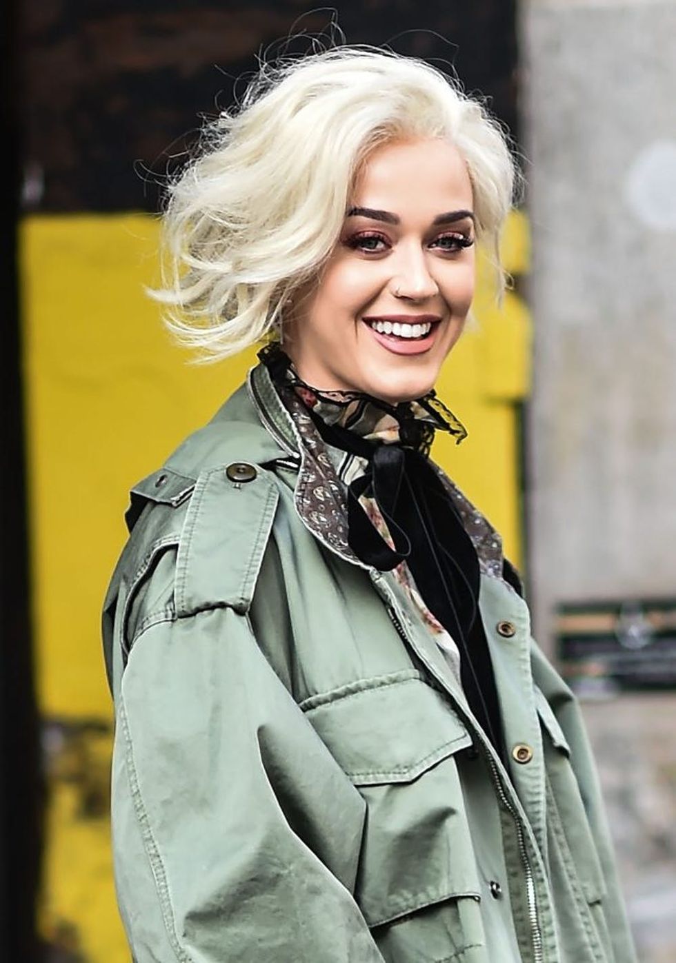 NEW YORK, NY - FEBRUARY 16: Katy Perry is seen outside the Marc Jacobs show during New York Fashion Week: Women's Fall/Winter 2017 on February 16, 2017 in New York City. (Photo by Daniel Zuchnik/GC Images)