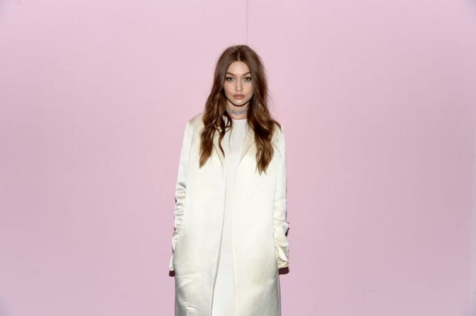 NEW YORK, NY - JUNE 05: Gigi Hadid attends the 2017 CFDA Fashion Awards Cocktail Hour at Hammerstein Ballroom on June 5, 2017 in New York City. (Photo by Nicholas Hunt/Getty Images)