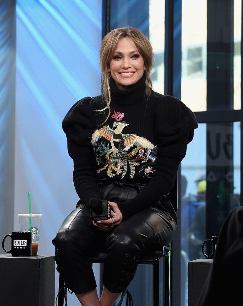 NEW YORK, NY - MARCH 02: Jennifer Lopez visits the Build Series Presents Jennifer Lopez And Ray Liotta Discussing "Shades Of Blue" at Build Studio on March 2, 2017 in New York City. (Photo by Jamie McCarthy/Getty Images)