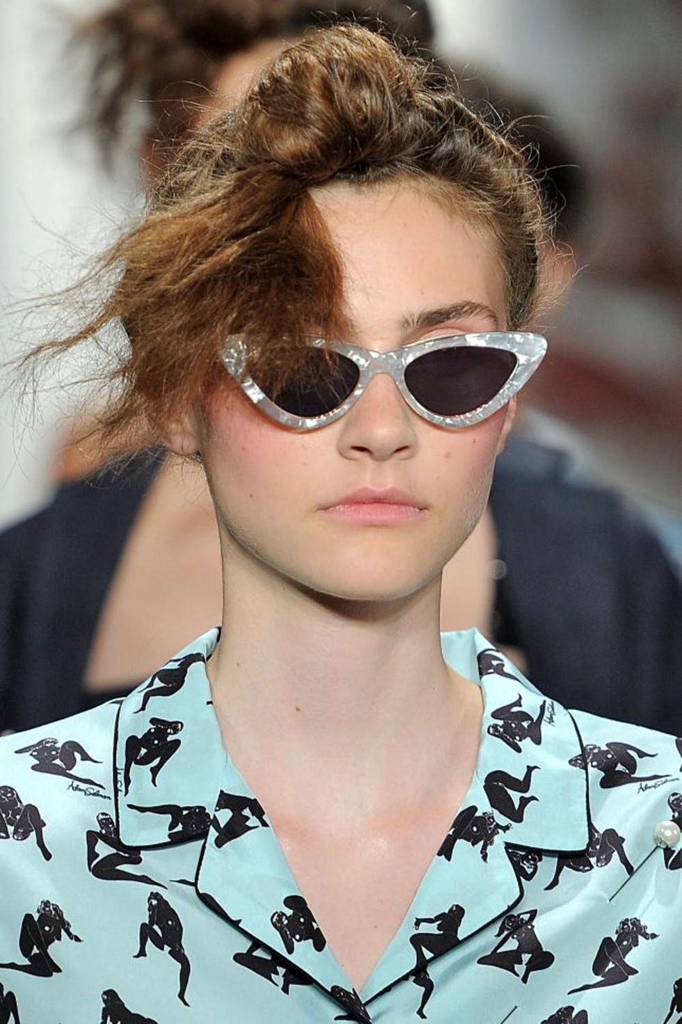 NEW YORK, NY - SEPTEMBER 08: A model walks the runway at the Adam Selman fashion show during New York Fashion Week September 2016 at Pier 59 Studios on September 8, 2016 in New York City. (Photo by Victor VIRGILE/Gamma-Rapho via Getty Images)