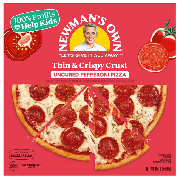 Newman\u2019s Own Uncured Pepperoni Thin & Crispy Pizza