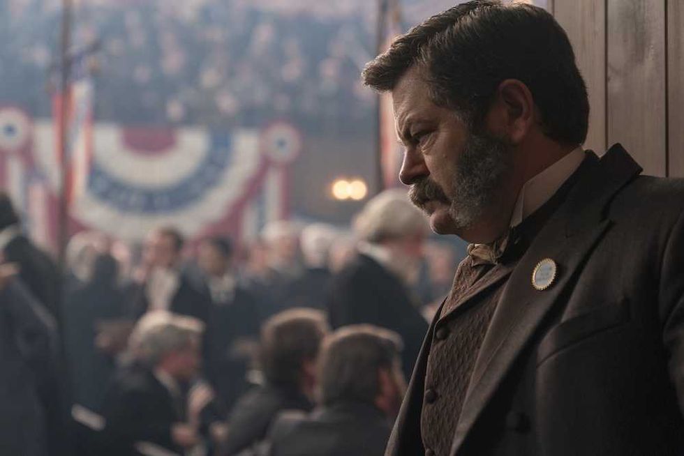 Nick Offerman in Death By Lightning on Netflix