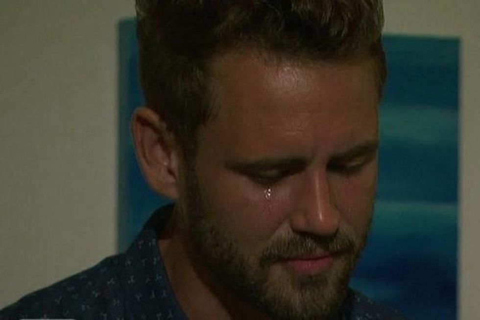 Nick Viall crying