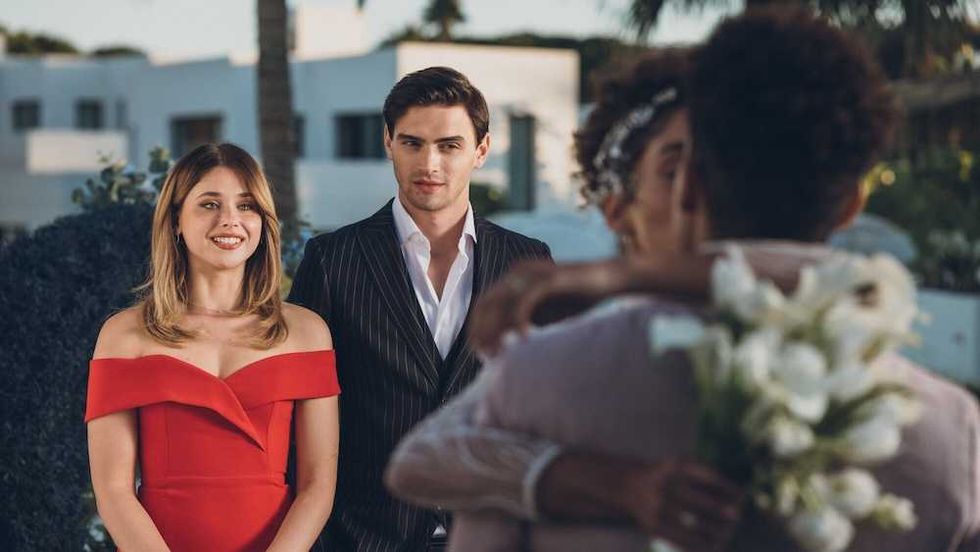 Nicole Wallace and Gabriel Guevara in Culpa Nuestra (Our Fault) on Prime Video