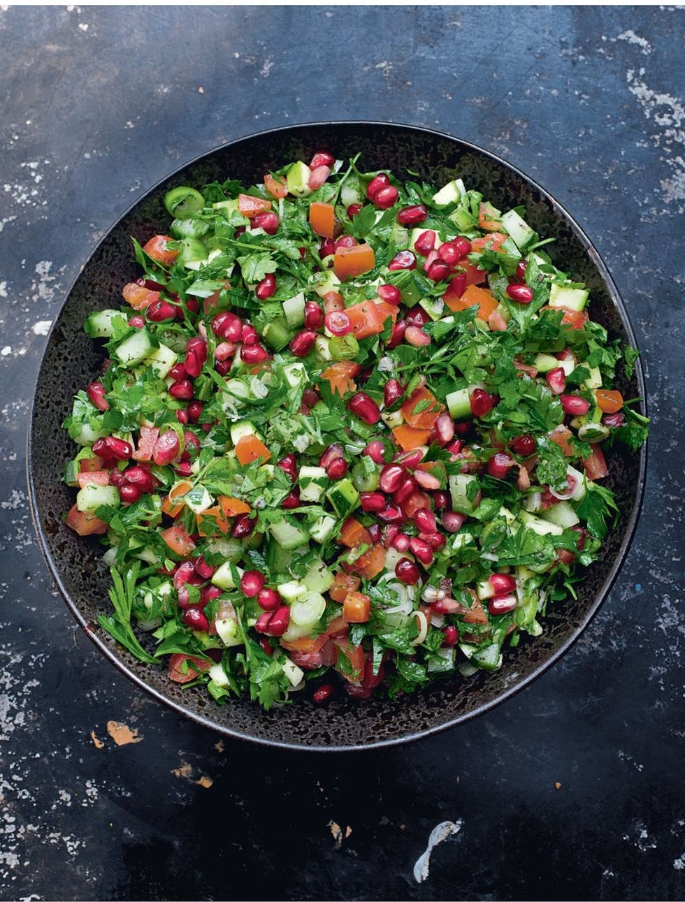 Nigella Lawson's Chopped Salad from her cookbook AT MY TABLE, is going to be your new favorite summer side dish.