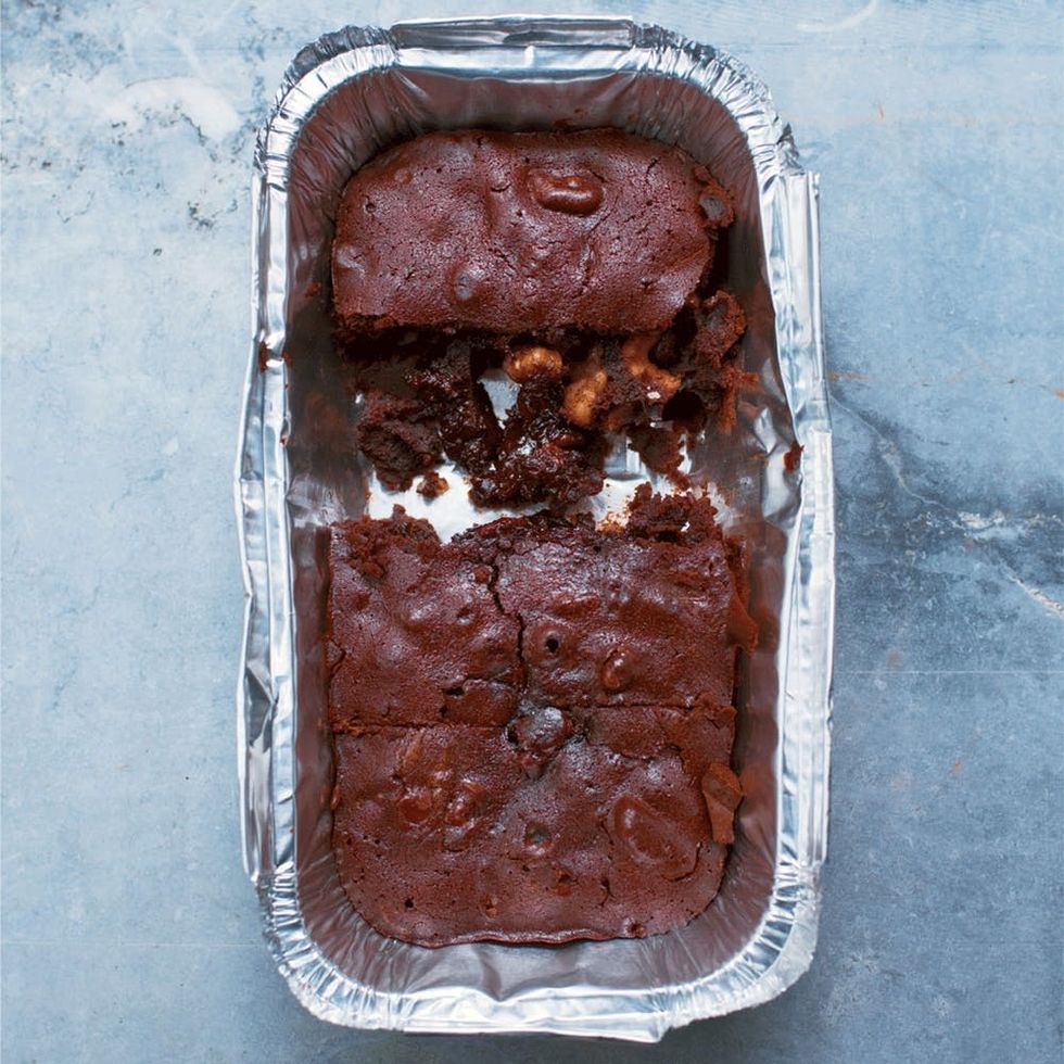 Nigella Lawson's emergency brownies from the AT MY TABLE cookbook are exactly what you need when you're in a pinch and craving chocolate..
