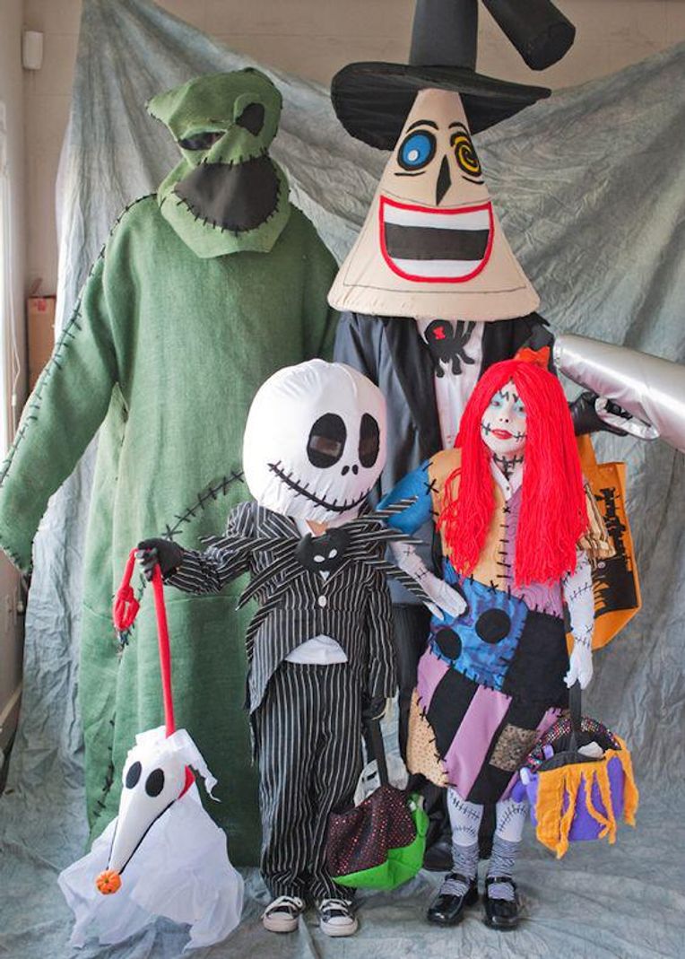 Nightmare before christmas family halloween costumes 2022