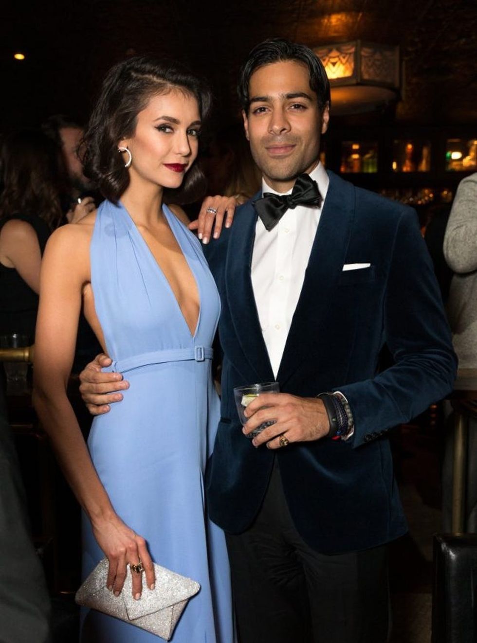 Nina Dobrev And Omar Mangalji Birthday Soiree