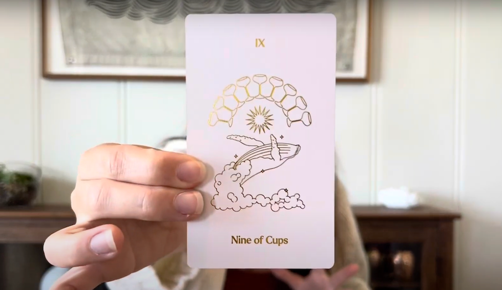 Nine of Cups Tarot Card