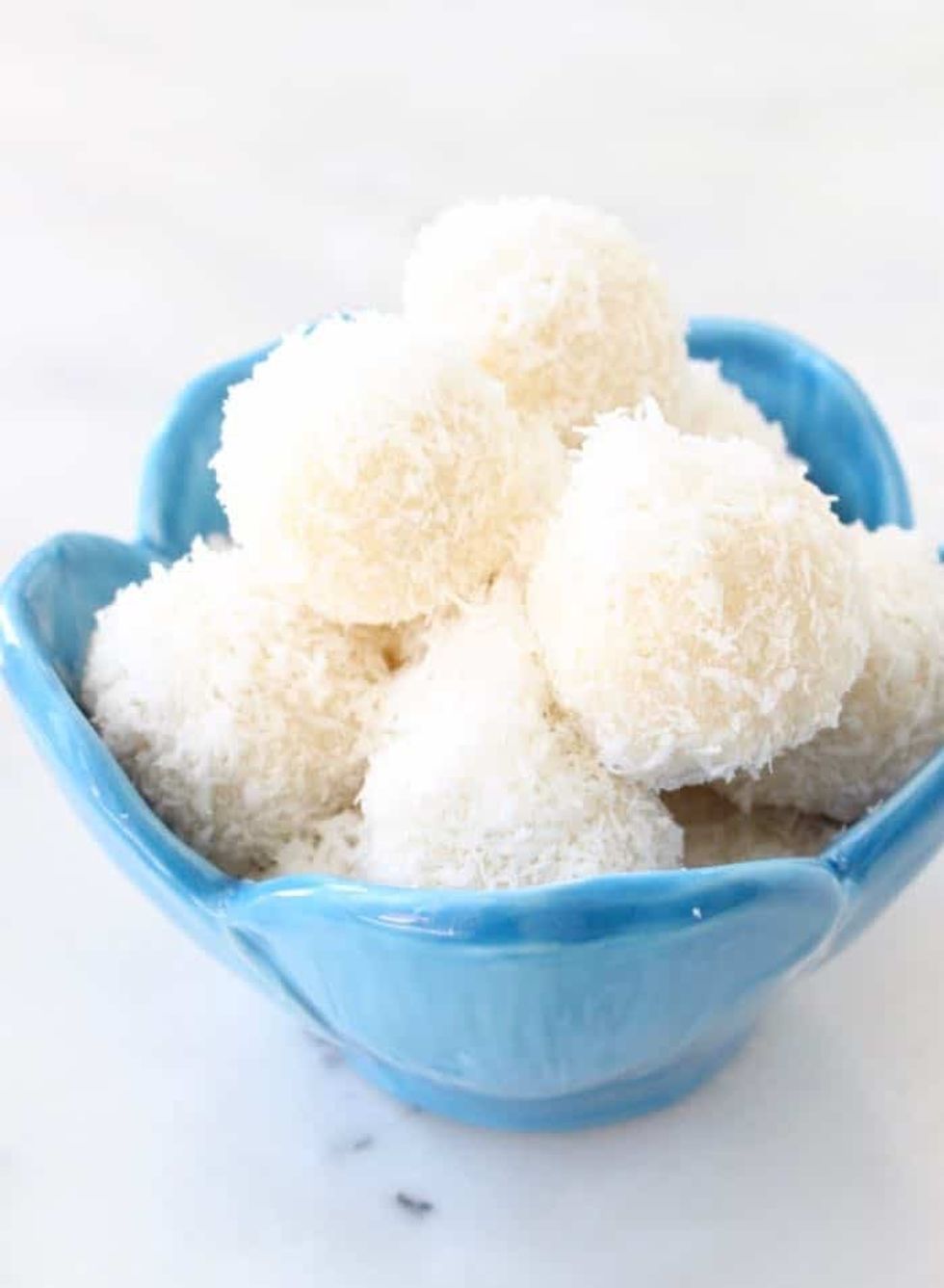 No Bake Coconut Snowballs party food