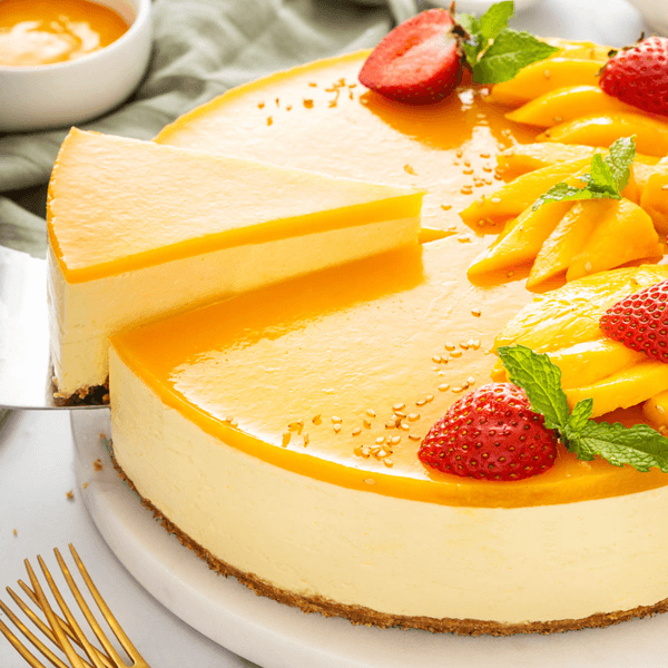 No-Bake Mango Cheesecake