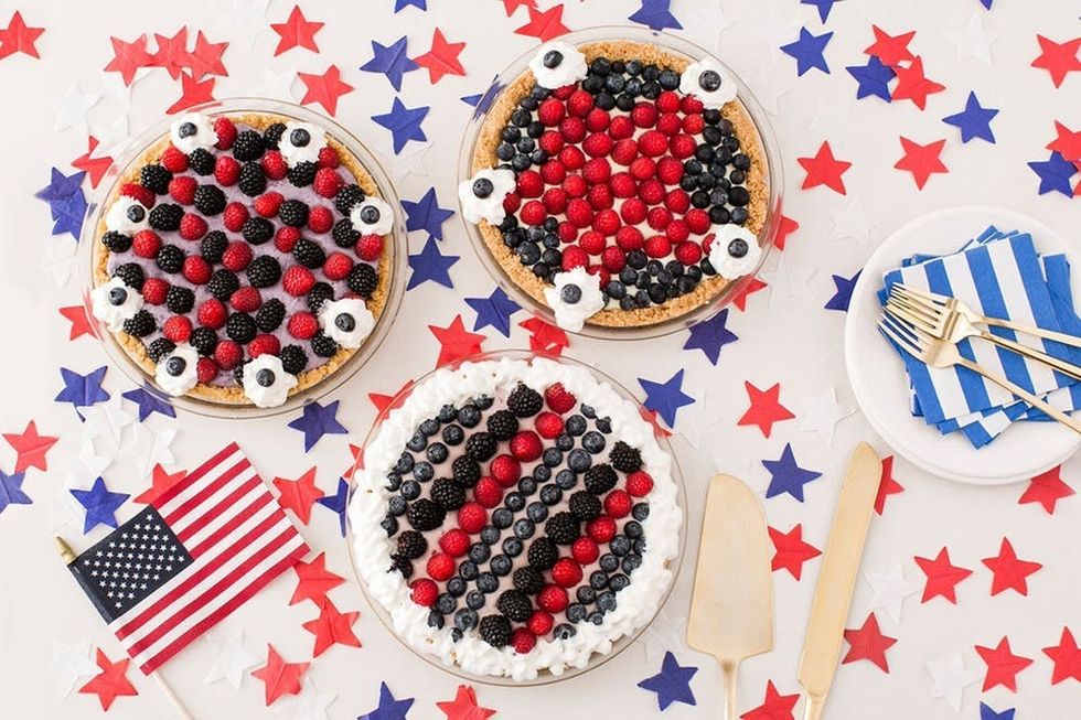 No-Bake Patriotic Pies