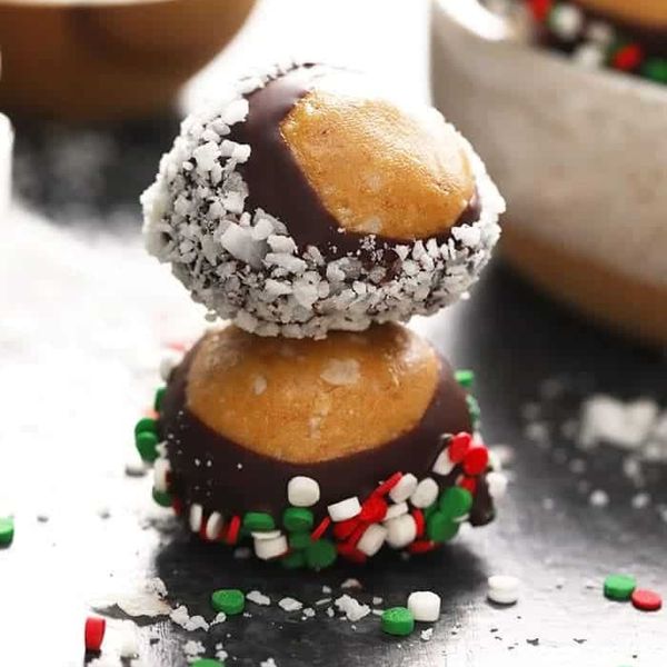 No-Bake Protein Buckeyes