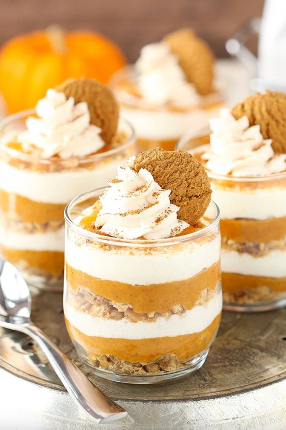 No Bake Pumpkin Pie in a Jar