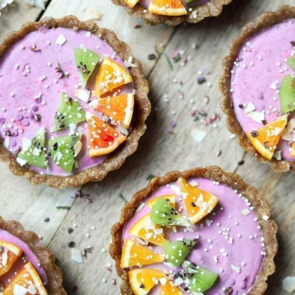 No-Bake Raspberry Cream Tarts