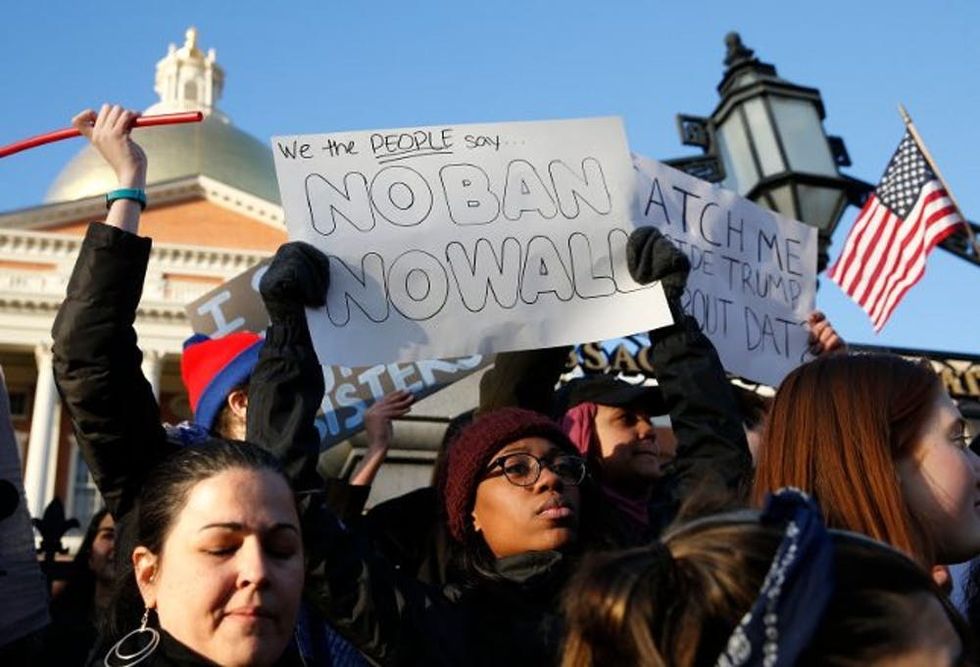 no ban no wall protest