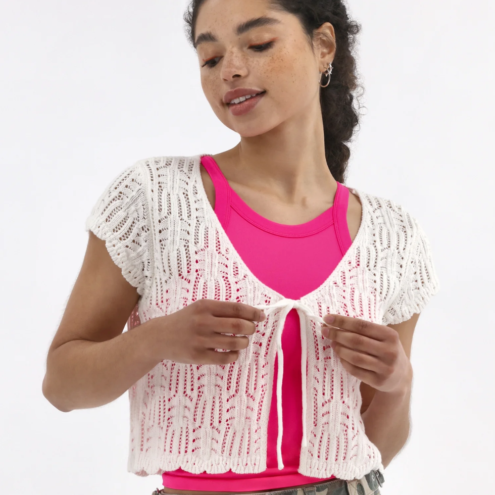 No Boundaries Crochet Cardigan Sweater