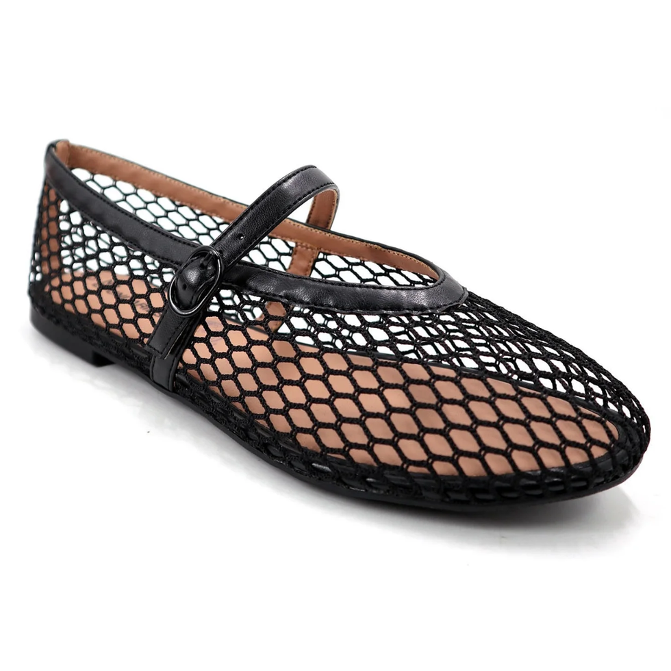 No Boundaries Mesh Mary Janes