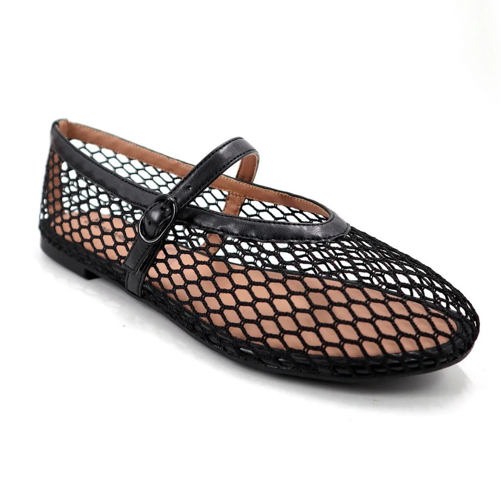 No Boundaries Mesh Mary Janes