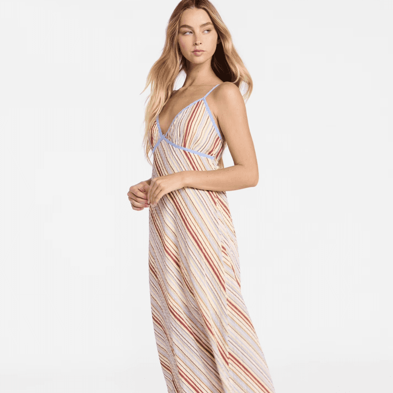 midi women's dresses Midi Cross Back Sleeveless Dress for Tall Women in Sunset Coral