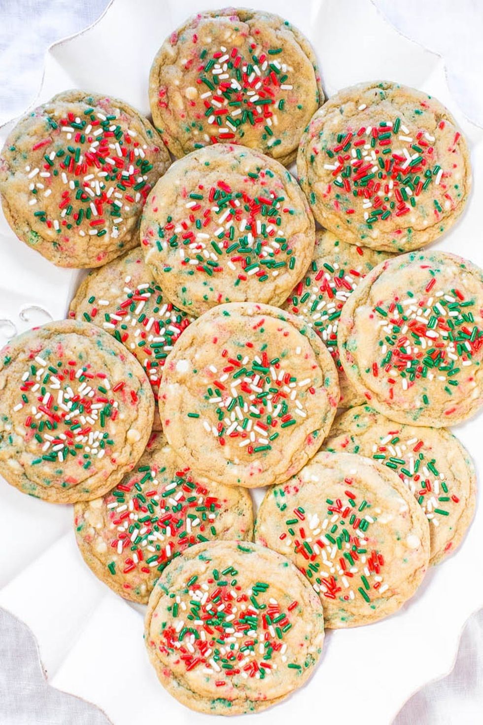 No-Roll, Softbatch Sprinkles Cookies