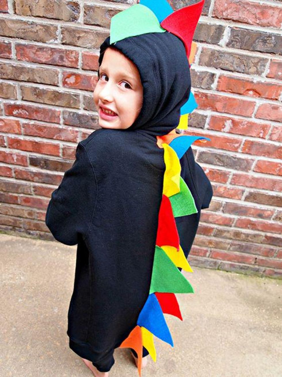 No-Sew Dinosaur Costume