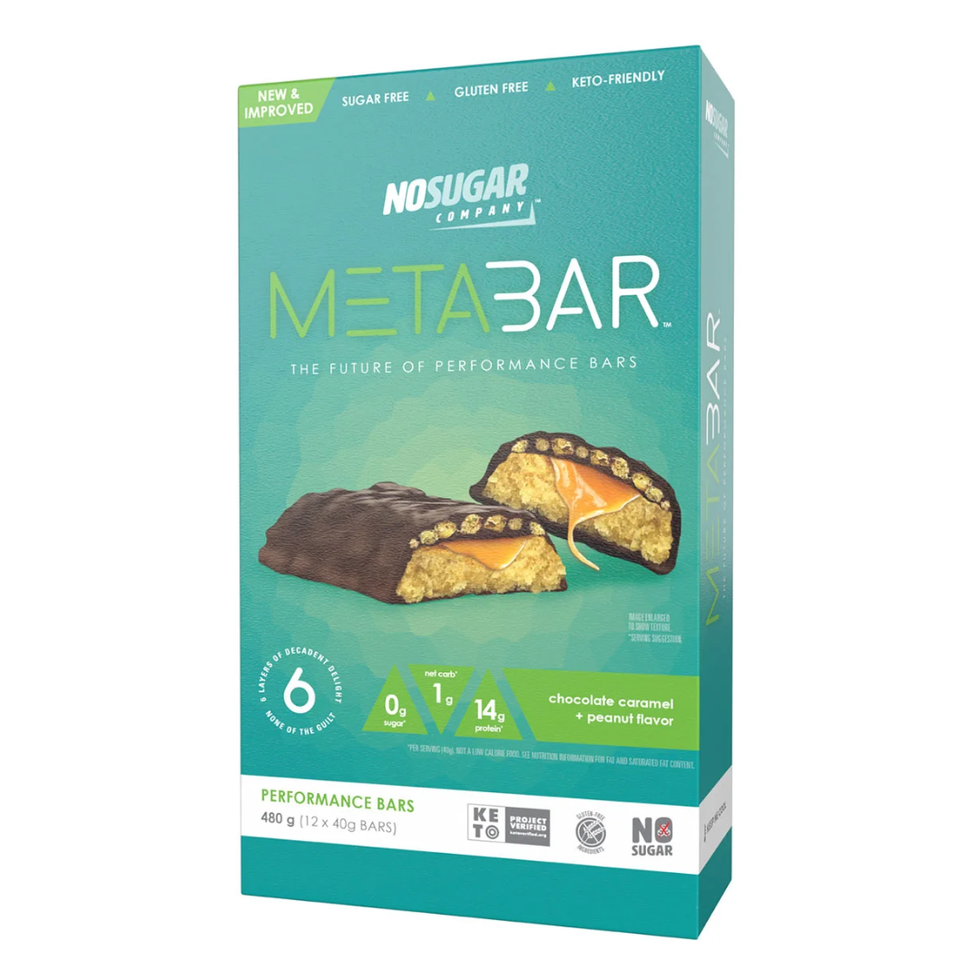 No Sugar Chocolate Caramel & Peanut Metabars