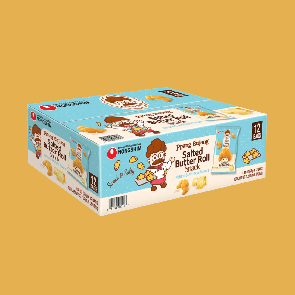 Nongshim Ppang BuJang Salted Butter Roll Snack