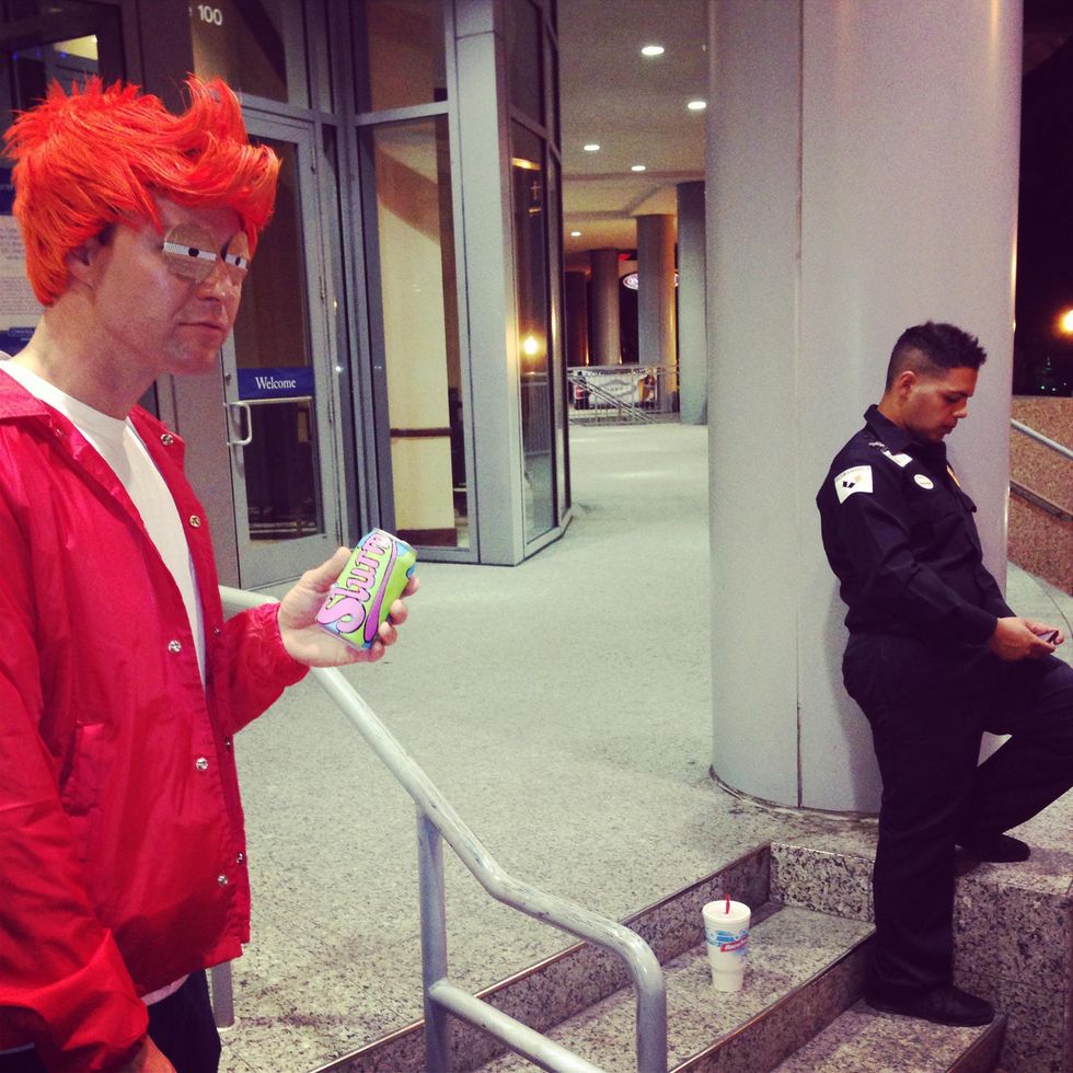 Not Sure Fry Meme costume