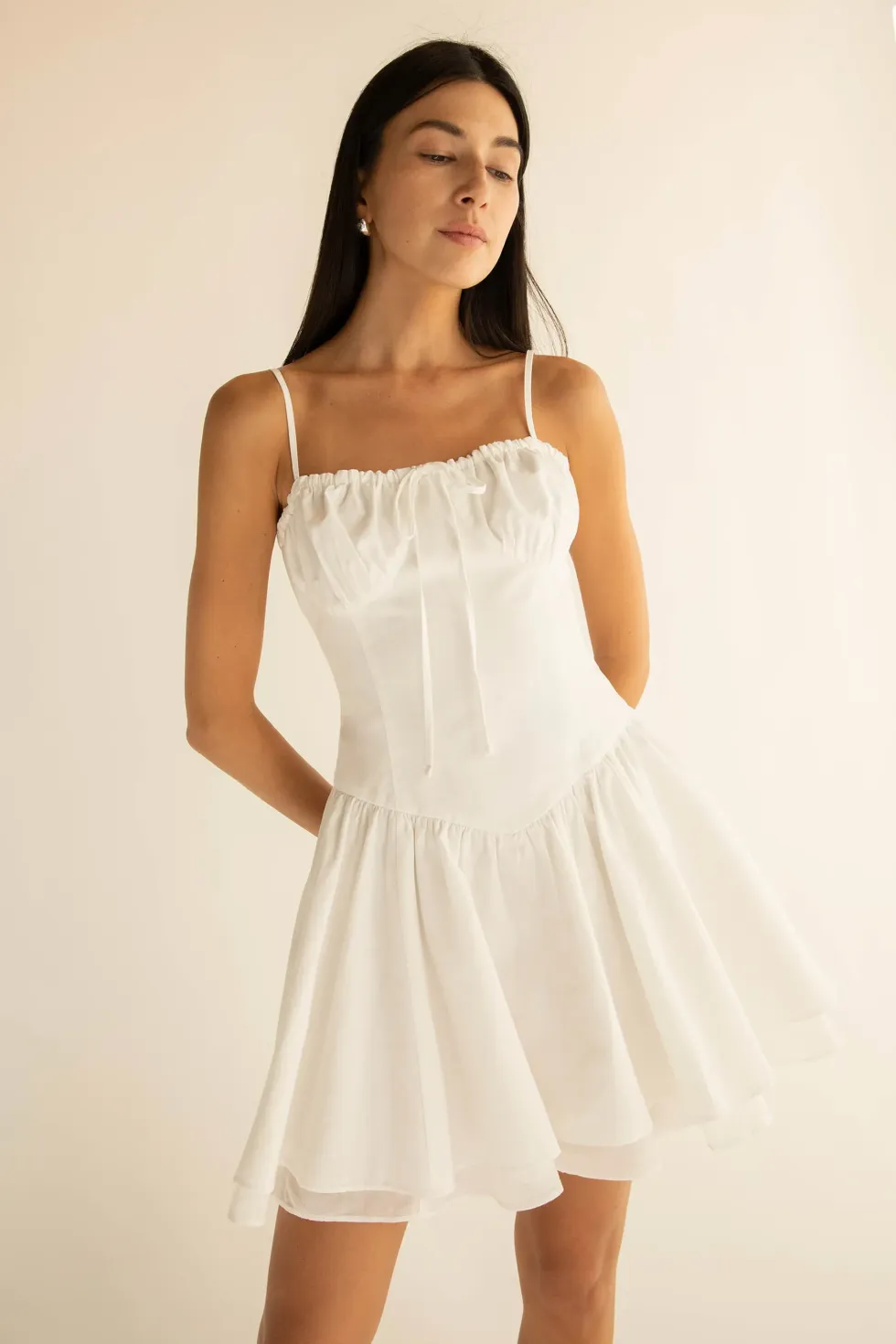 OAK + FORT Corset Mini Dress