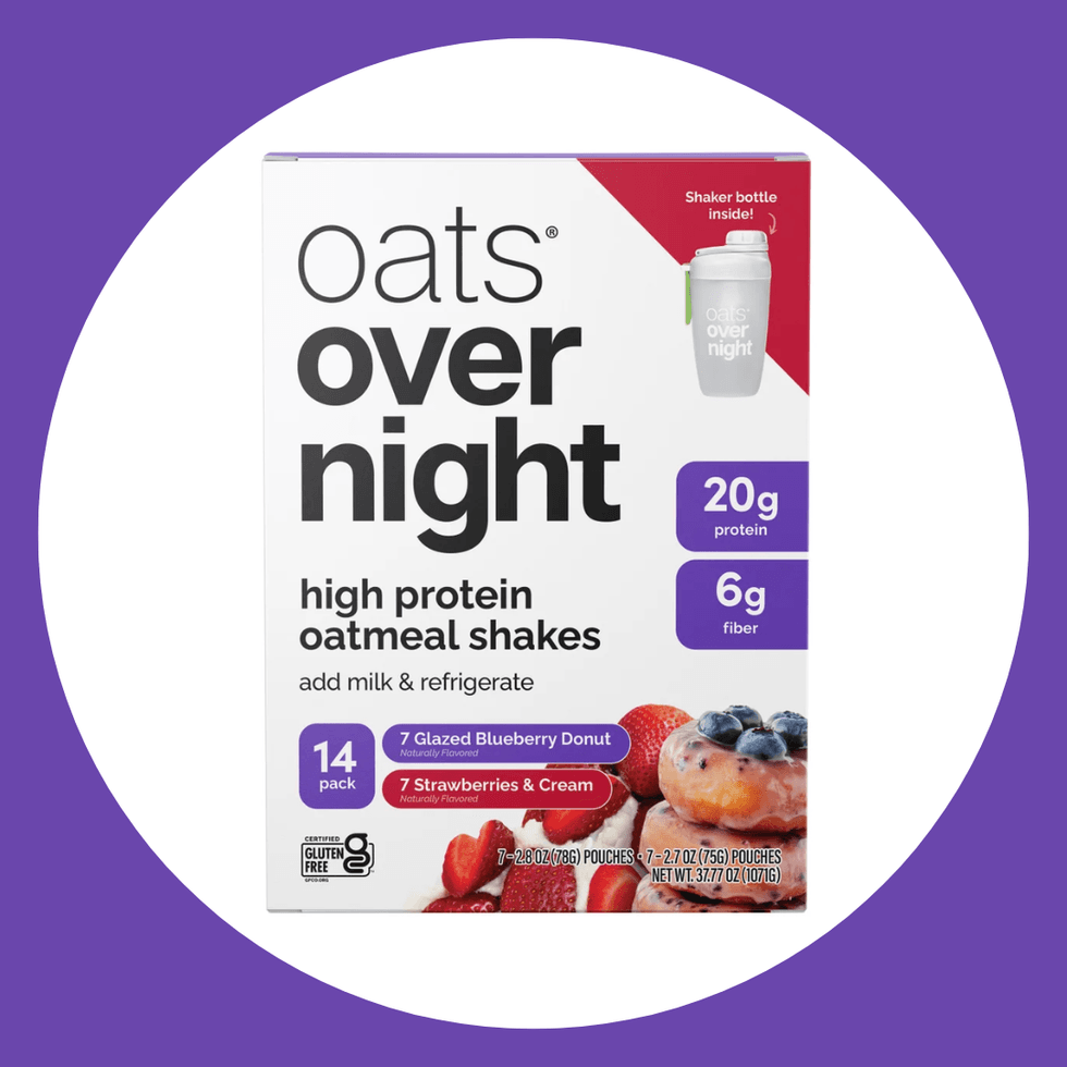 Oats Overnight High-Protein Oatmeal Shakes Variety Pack