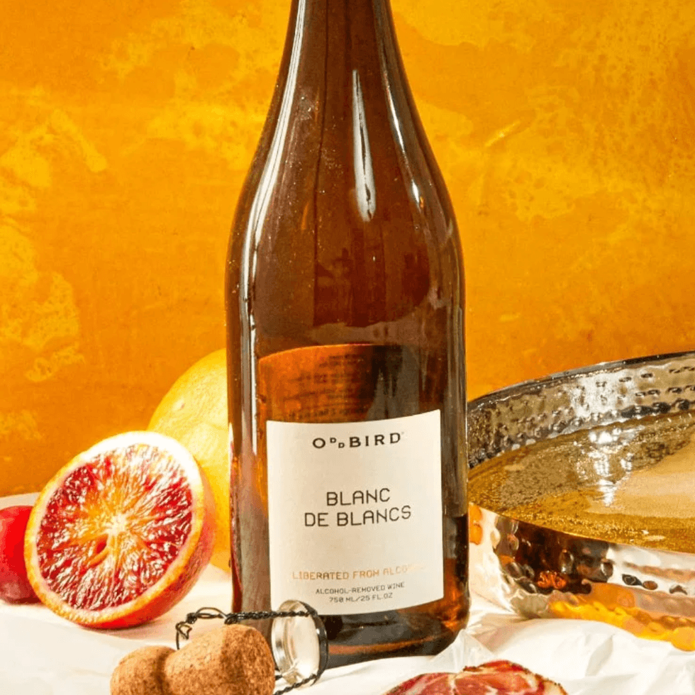 Oddbird Blanc de Blancs Non-Alcoholic Sparkling White Wine