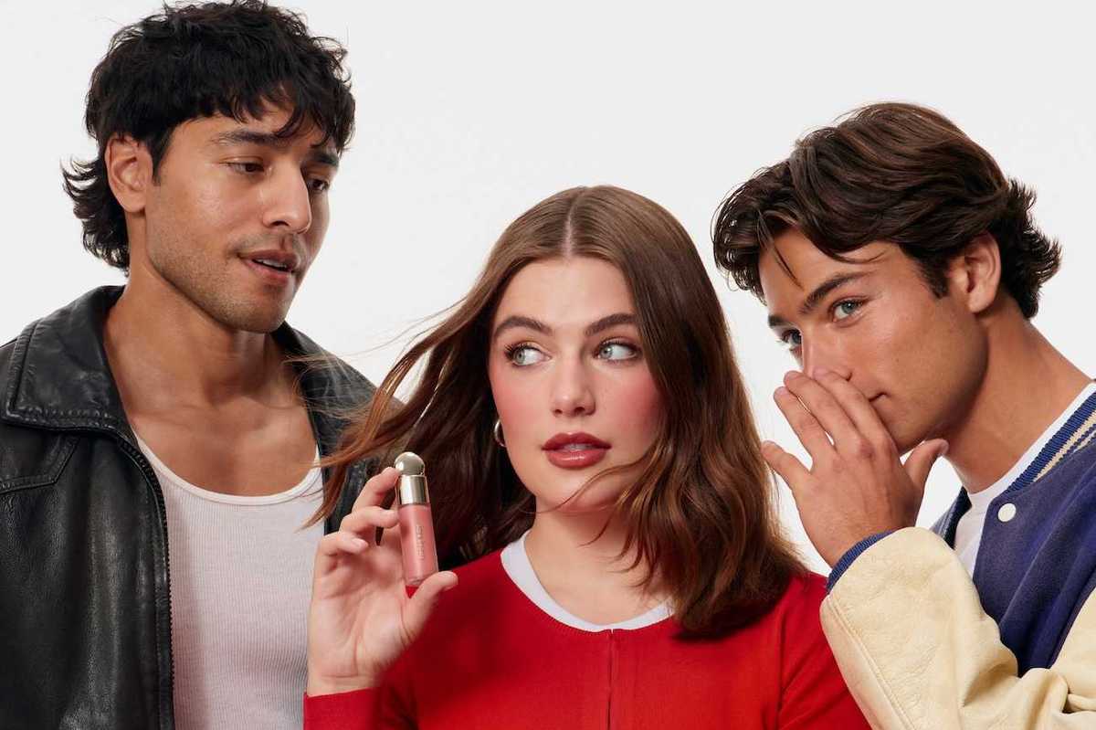 off campus ella bright rare beauty blush campaign