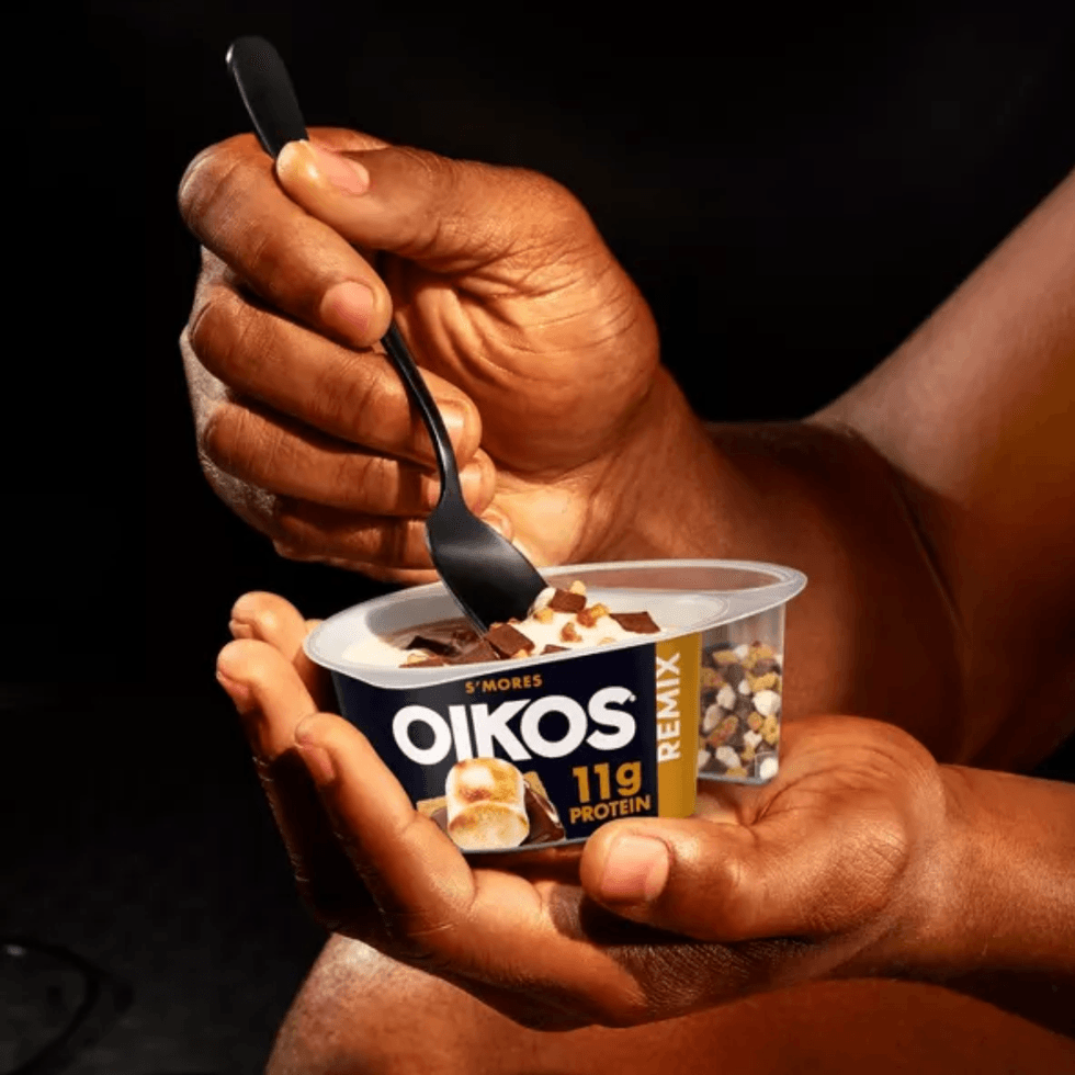 Oikos REMIX Vanilla, Chocolate & Graham Greek Yogurt
