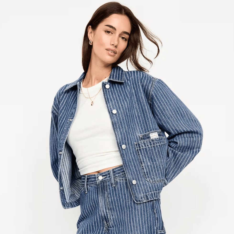 Old Navy Cropped Jean Chore Jacket