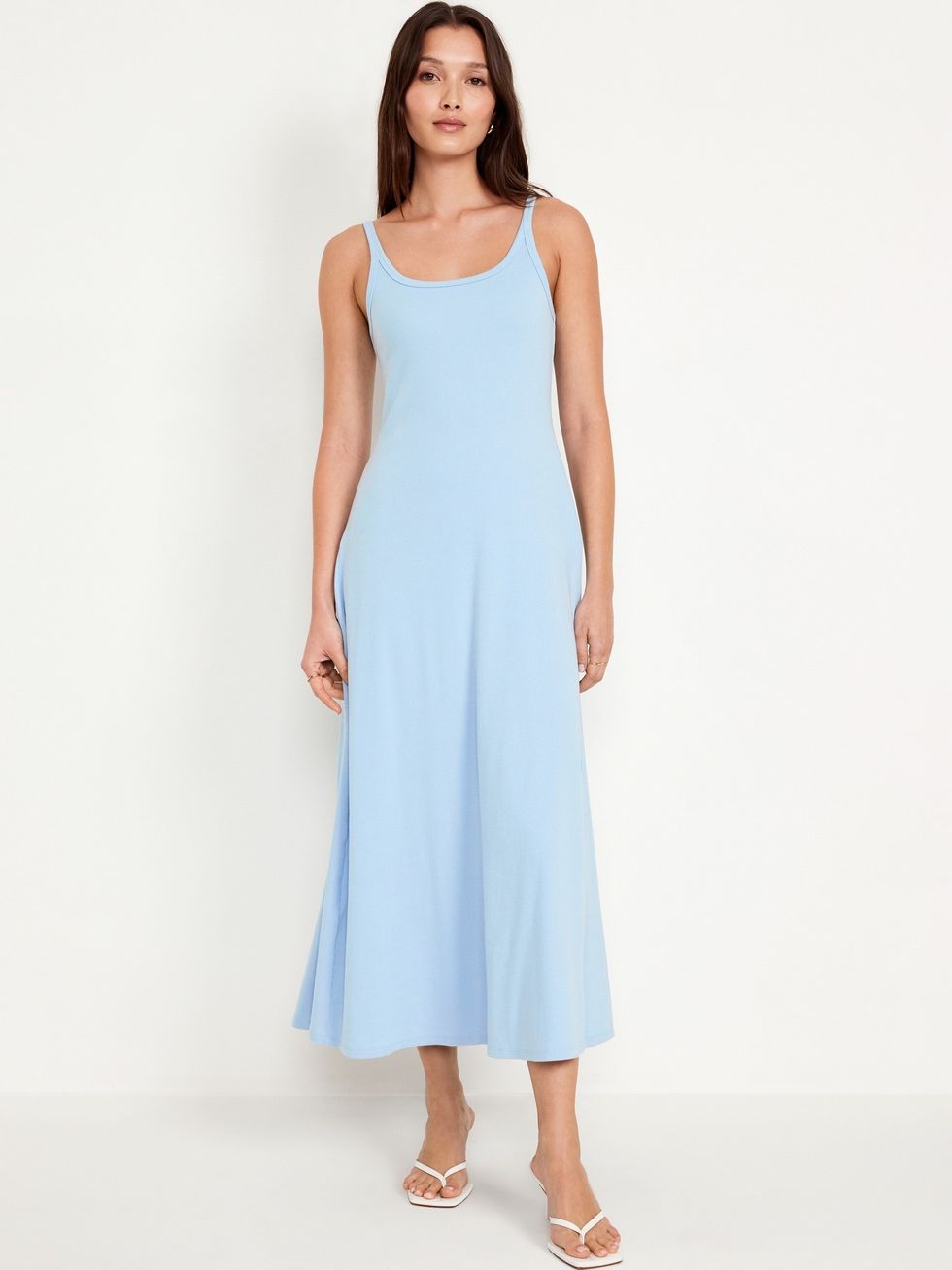 Old Navy Fit & Flare Rib-Knit Maxi Dress