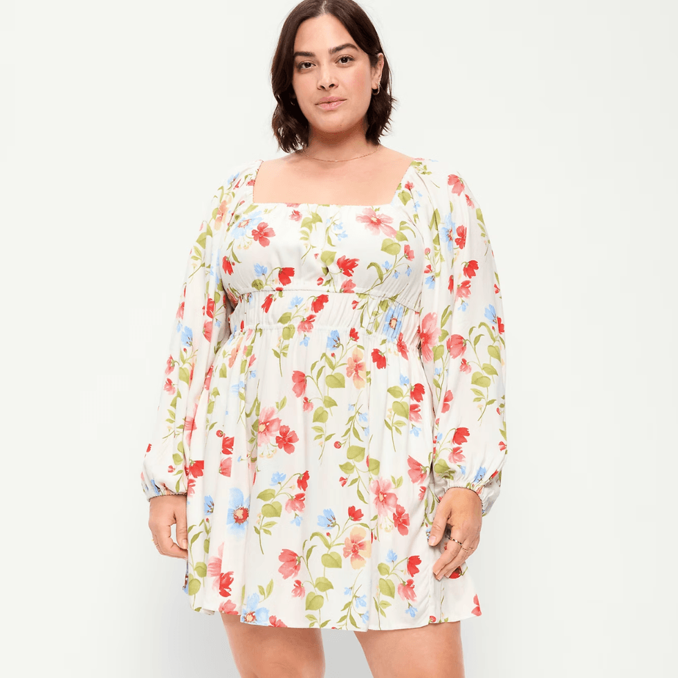 Old Navy Long-Sleeve Crepe Mini Dress
