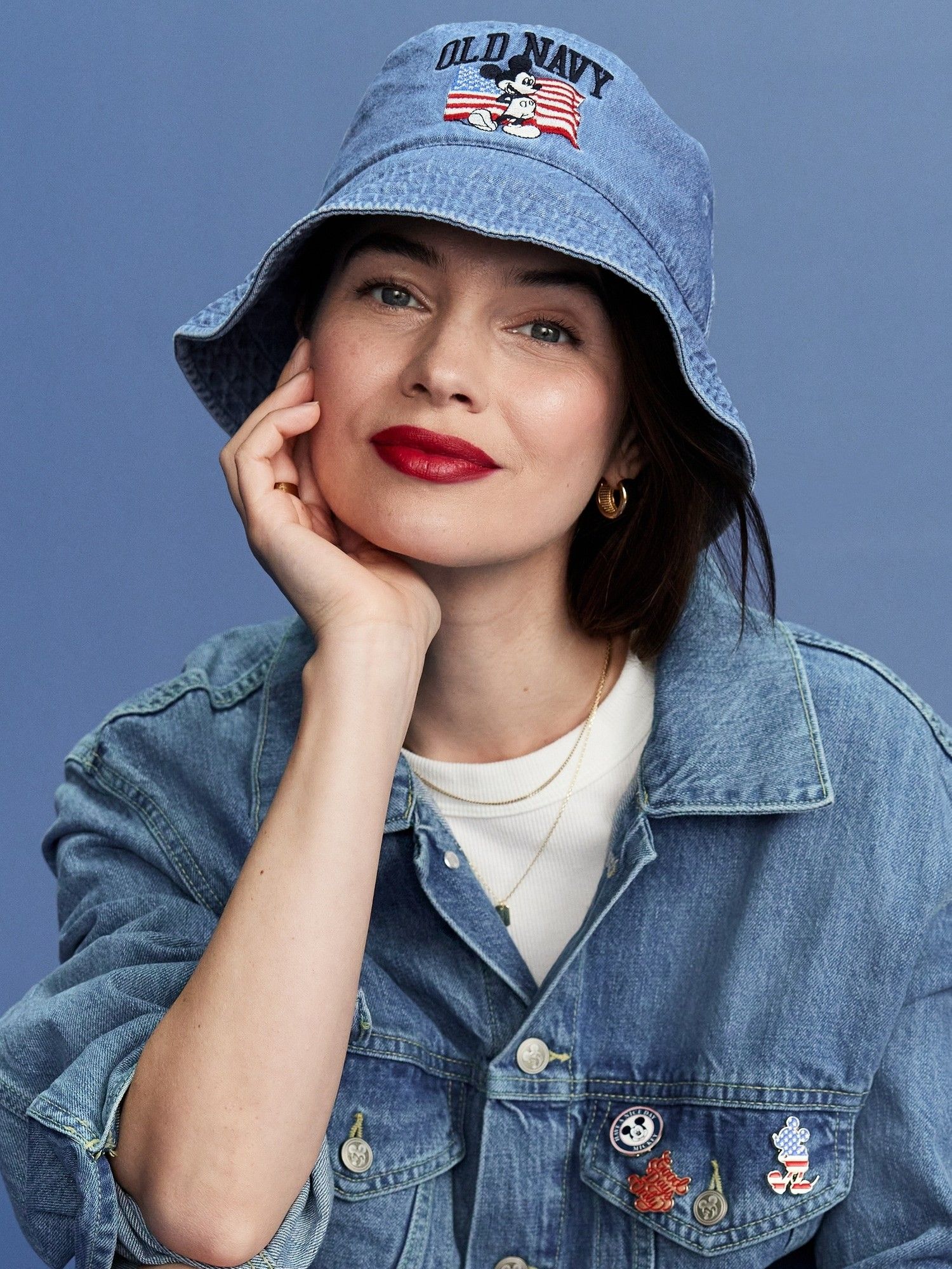 Old Navy x Disney Mickey Mouse Flag Bucket Hat