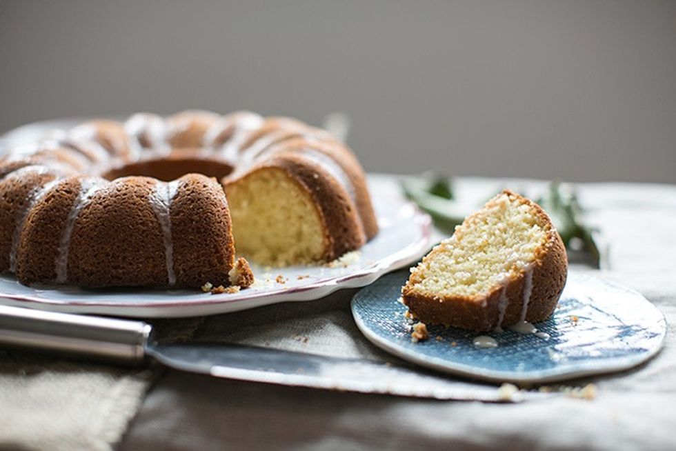 Olive Oil Cake With Rum Glaze