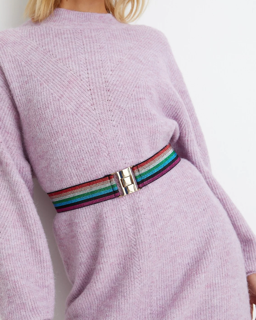 Oliver Bonas Rainbow Stretch Belt
