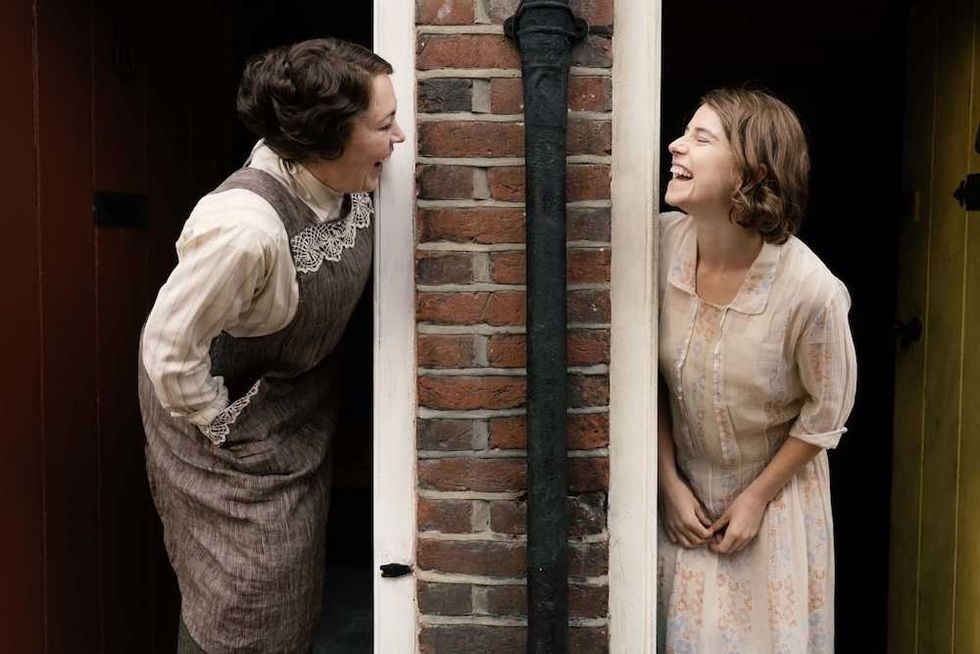 Olivia Colman and Jessie Buckley in Wicked Little Letters
