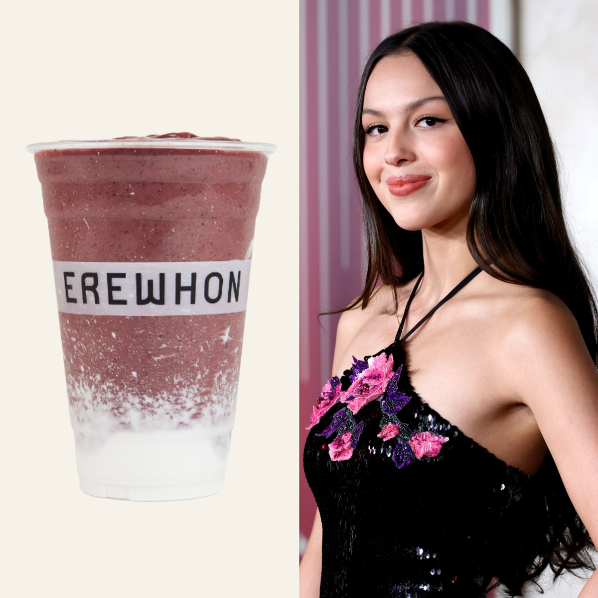 olivia rodrigo erewhon smoothie