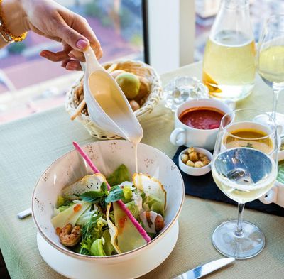 Olivia Wilde's Viral Salad Dressing Only Uses 3 Ingredients